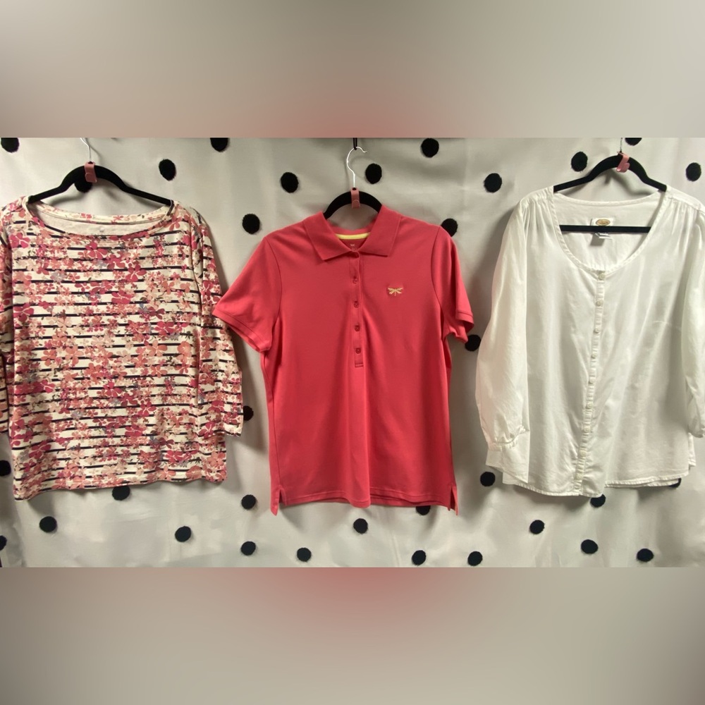 Talbots Women’s Shirt Bundle - 3 shirts - size X and 1X - Cotton